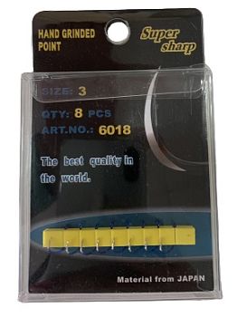 Крючки Япония ТТТ № 3 8шт.