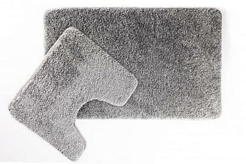 Коврик набор 60*100 50*60 BOMBINI SOFT SHAGGY L. Grey