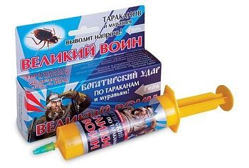 Гель от тараканов Великий воин 45гр 1/60