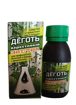 Деготь берестовый ЭКСТА 80мл 1/48