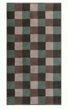 Полотенце мах. 100*150 зеленая клетка цв.10000 8/1шт. Донецкая Мануфактура 380г/м²