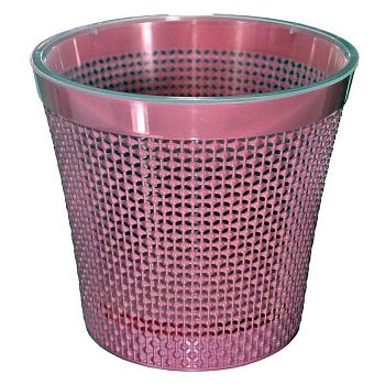 Горшок 3,5л Кашпо Кредо с дренажным горшком розовый г.Пятигорск