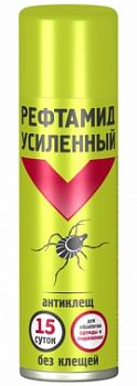 Аэрозоль от клещей Рефтамид Антиклещ 100мл/15шт