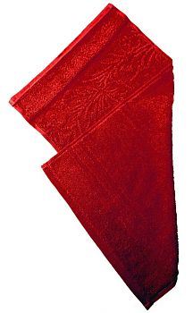 Полотенце мах. 70*130 красный цв.18-1763 36/2шт. Донецкая Мануфактура 270г/м2