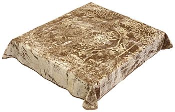 Плед 160*220 лепка"SMOON"2107-7 Капучино 1/8