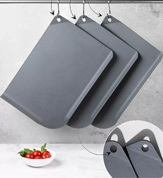 Доска разделочная с бортами (графит) ОНЕСТ 24*36 ДП-01/Б