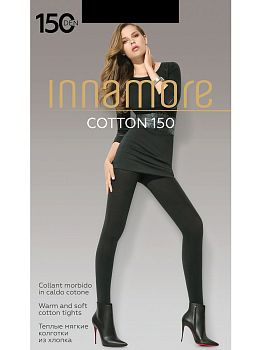 Колготки INNAMORE Cotton 150 размер 2 черные
