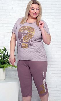 Костюм ДАРЬЯ М659 кулирка (бриджи) р.70*