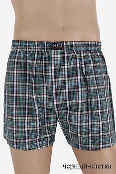 Трусы М. 1шт. BLACK  PROJEST 5525 100%хлопок L-3XL 4/324