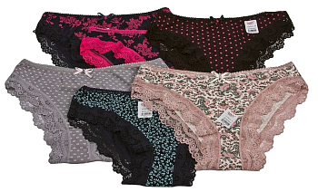 Трусы Женские мол. Кружево 12шт.