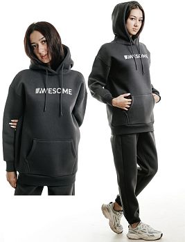 Костюм спортивный Ж. САМО начес,темно-серый 45056 р.M-3XL 5/15 *