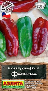 Перец сладкий Фатима ц/п Аэлита *27 Перец сладкий Фатима ц/п Аэлита *27