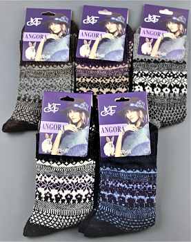 Носки Ж. вязан. шерсть VF FB1-4 10/300