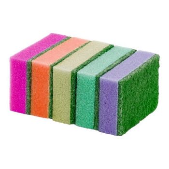 Губка для посуды (5ед. в упаковке) АкваМаг ГП-002 MIDI 1/60