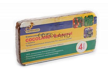 Грунт Кокосовый субстрат 300г (4л ) универсальный брикет Cocoland Universal (40/44)