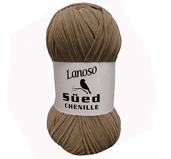 Пряжа SUED CHENILLE 952 светло коричневый (в уп.5шт)