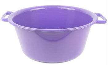 Таз 12 литров ОНЕСТ пищевой (сиреневый), морозоустойчивыйТ12-0102 