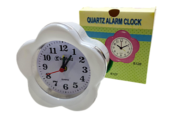 Будильник на батарейках 8128 цветок 1/100