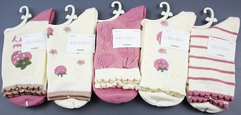 Носки Ж. вязан. шерсть RoeRue 2701-4 кашемир 10/360