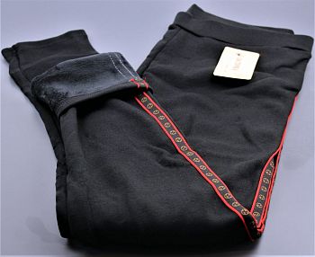 Лосины ЛАСТОЧКА А5019-9 мех,полоска 2-4XL 1/84