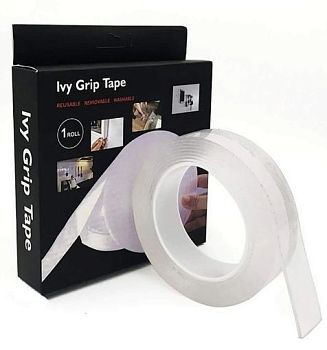 Лента крепежная многоразовая 1ролик 2,5метра Ivy Grip Tape 1/120