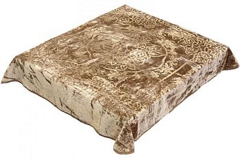 Плед 200*240 лепка"SMOON"8111-7 Капучино 1/8