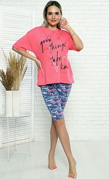 Костюм ДАРЬЯ ТК-3326 Иваново(футболка+бриджи) р.50*