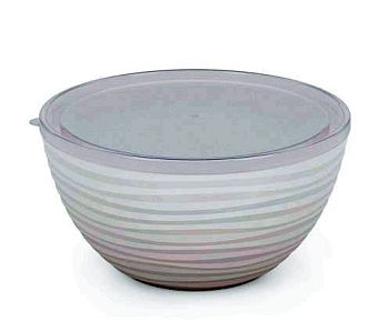 Чаша 2,5 литра "Оазис" с крышкой (белый) М8415 