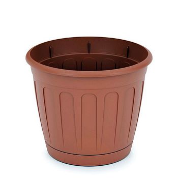 Горшок 1,6 литров Дионис коричневый М8244