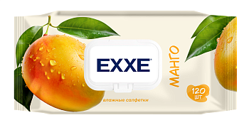 Салфетки влажные  EXXE Манго (уп.120шт) 8080 1/14 Салфетки влажные  EXXE Манго (уп.120шт) 8080 1/14