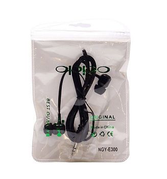 Наушники д/телефона Е300 (силик.шнурок)
