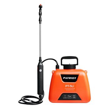 Опрыскиватель садовый 5 литров ранец, аккумулятор 2.4А.ч 3.7В  Patriot PT-5Li