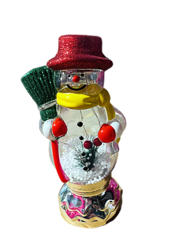 Фонарь "Новогодний"Снеговик" 23см 026 1/60