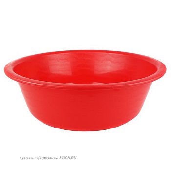 Таз 15л ОНЕСТ пищ.(красный),морозоуст.Т15-0102