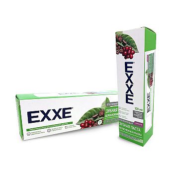 Зубная паста EXXE отбеливающая "Белоснежная улыбка", 100 г 1/24