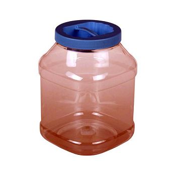 Банка / емкость  3 литра ПЭТ (с ручкой) М329 прямоугольная 1/10