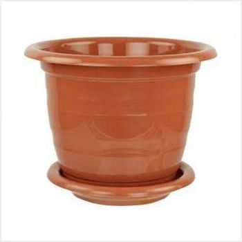 Горшок 3,5 литра Виола коричневый М1533 1/20