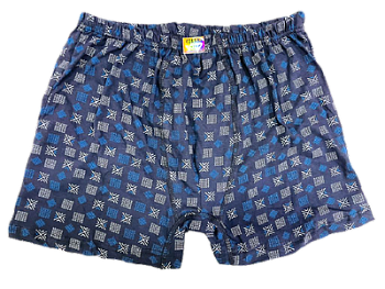 Трусы М. узбек боксерки со вставкам р.48-56 10/360 *