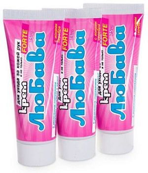 Крем для рук Любава 75мл 1/60