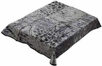 Плед 160*220 лепка"SMOON"2110-27 Серый 1/8