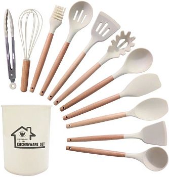 Набор столовых принадлежностей 12 предметов бежевый Teco 