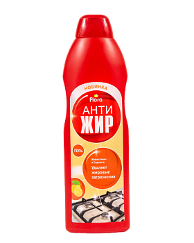 Средство для кух плит FLORA АНТИЖИР гель 500мл/21