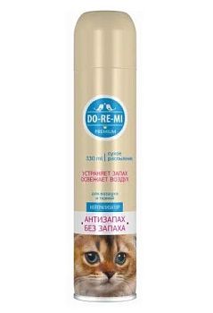 Освежитель Do-re-mi Premium нейтрализатор запаха домашних животных (без запаха)330мл 03.129.16 1/12