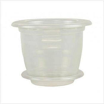 Горшок 2 литра для орхидей прозрачный М1605 1/20