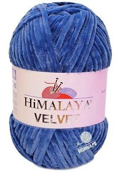 Пряжа VELVET 90027 голубой (в уп.5шт)