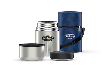 Термос 0,5л Биосталь широкое горло суповой в чехле NT-500