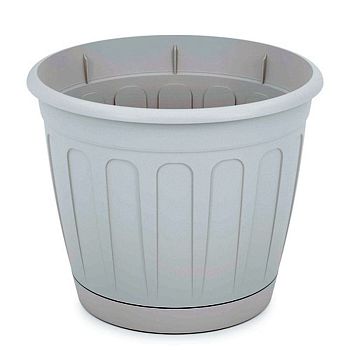 Горшок 2,6 литра Дионис белый М8245 1/22