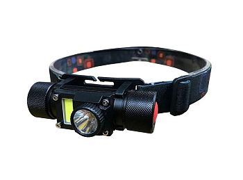 Фонарь на голову HT-777 1LED аккум 1/60