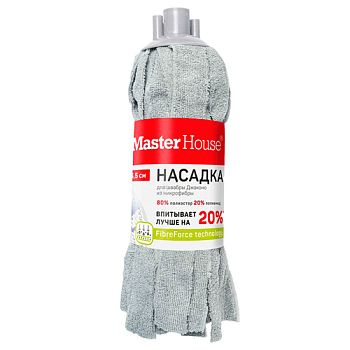 Насадка для швабры микрофибра Джакомо (Джардано) полоса 26,5 (75528)