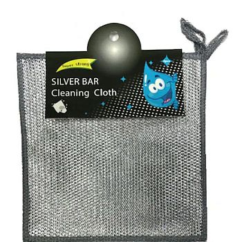 Салфетка для уборки 3шт Silver Bar малая 1/500